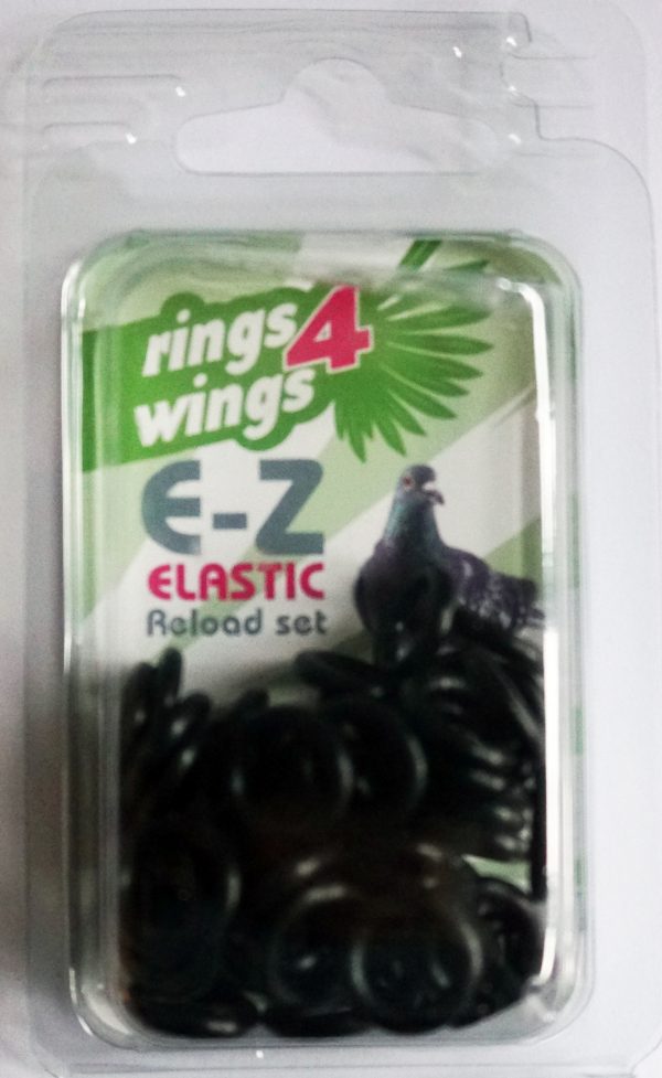 E-Z ELASTIC RINGS BLACK
